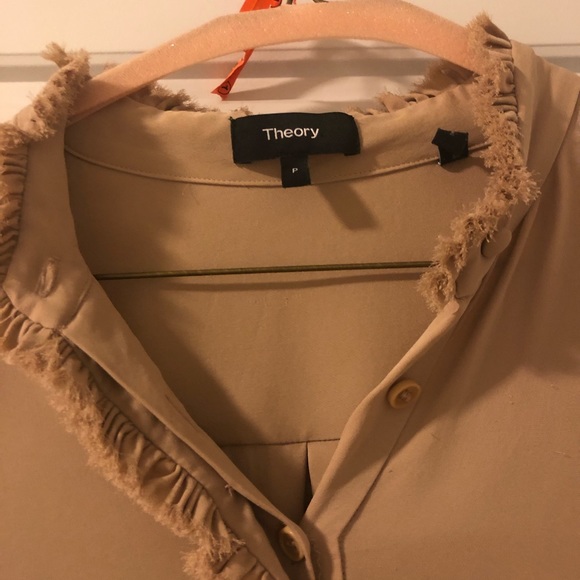 Theory silk blouse - Picture 3 of 5
